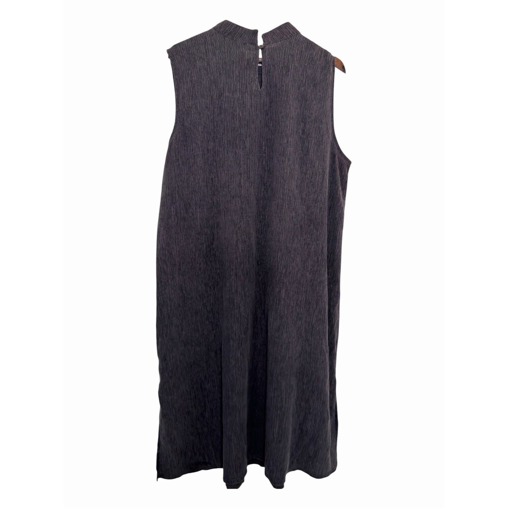Eileen Fisher System XL Capsule Piece Charcoal Tencel dress - Picture 4 of 6